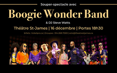Fête de Noël avec Boogie Wonder Band, 16 décembre 2023 