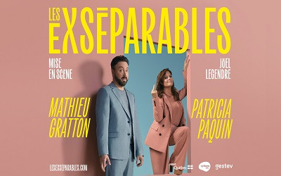 Patricia Paquin et Mathieu Gratton - Les EXséparables, 26 et 27 septembre, 2024 