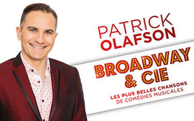 Patrick Olafson, Broadway & Cie, 10 novembre 2024 Médiathèque, Sainte-Perpétue-de-L'Islet, QC