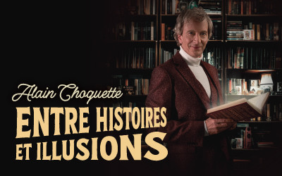 Alain Choquette - Entre histoires et illusions, 3 mai 2025 Le Studio-Cabaret, Espace St-Denis, Montréal, QC