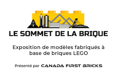 Le Sommet de la Brique présenté par Canada First Bricks Inc., 14-15 septembre 2024 