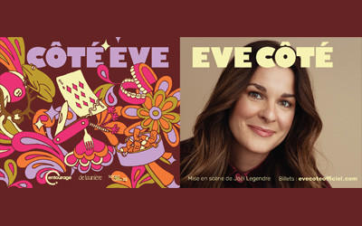 Eve Côté - Côté Eve, 30 et 31 janvier 2026 Le Studio-Cabaret, Espace St-Denis, Montréal, QC
