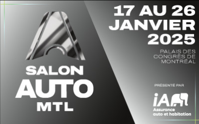 Salon de l'Auto de Montréal, 17 au 26 janvier, 2025 Palais des congrès MTL, Montréal, QC