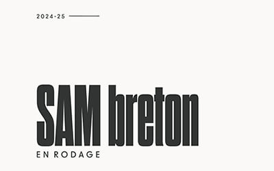 Sam Breton: en rodage, 12 avril 2025 La Belle Église de Chertsey, Chertsey, QC