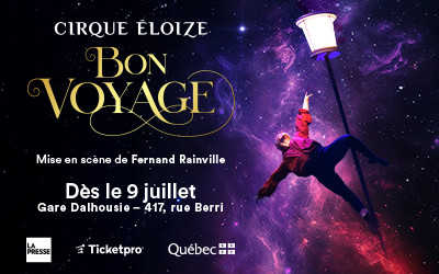 Bon Voyage, Cirque Éloize, Dès le 9 juillet 2025 Cirque Éloize, Montréal, QC