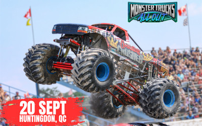 Monster Trucks All Out à Huntingdon Fairgrounds, 20 septembre 2025 Le terrain de la Foire de Huntingdon, Huntingdon, QC
