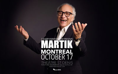 Martik, 17 octobre 2025 Théâtre St-Denis, Montréal, QC