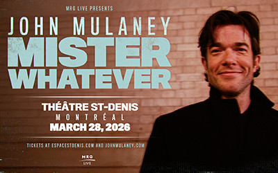 John Mulaney: Mister Whatever, 28 mars 2026 Théâtre St-Denis, Montréal, QC