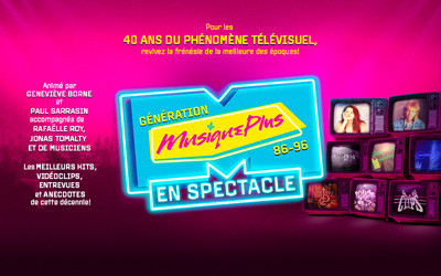 Génération Musique Plus, 7, 8, 21 et 22 août 2026 Théâtre St-Denis, Montréal, QC