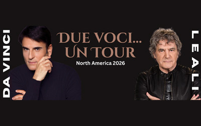 Da Vinci / Leale: Due Voci Un Tour, 22 mai 2026 Rialto, Montréal, QC