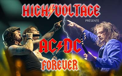 AC/DC FOREVER, Samedi, 27 Février 2027 Le Studio-Cabaret, Espace St-Denis, Montréal, QC