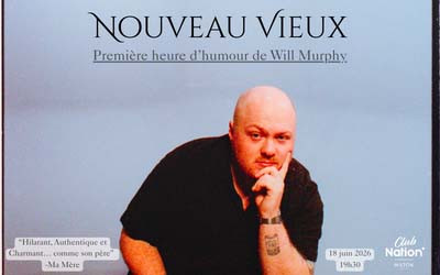 Will Murphy - Nouveau vieux, 18 juin 2026 Monument-National, Montréal, QC
