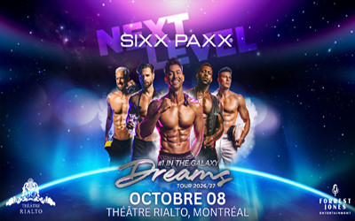 SIXX PAXX DREAMS TOUR, 8 octobre 2026 Rialto, Montréal, QC