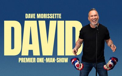Dave Morissette, 11 et 14 mai 2027 Théâtre St-Denis, Montréal, QC