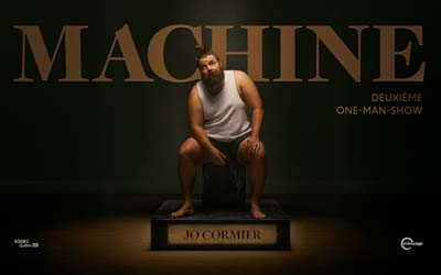 Jo Cormier - Machine, 19 novembre 2026 Club Soda, Montréal, QC