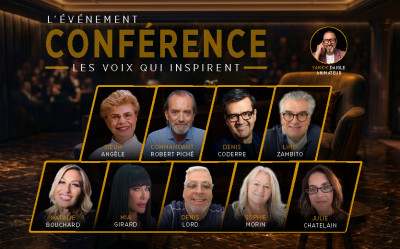 Conférence : Les voix qui inspirent, 5 septembre 2026 Studio St-Denis, Montréal, QC