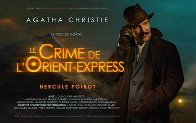 LE CRIME DE L'ORIENT-EXPRESS, 9 mars 2027 Théâtre St-Denis, Montréal, QC