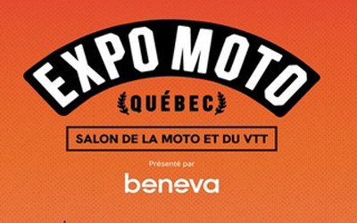 ExpoMoto Québec 2027, 12-14 février 2027 Centre de foires de Québec, ExpoCité, Québec, QC