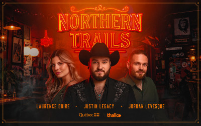NORTHERN TRAILS avec Laurence DOIRE, Justin LEGACY et Jordan LEVESQUE, Samedi, 23 Janvier 2027 Studio St-Denis, Montréal, QC