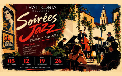 SOIRÉES JAZZ à la Trattoria Dell'Arte, novembre 2026 restaurant La Trattoria Dell'Arte, Montréal, QC