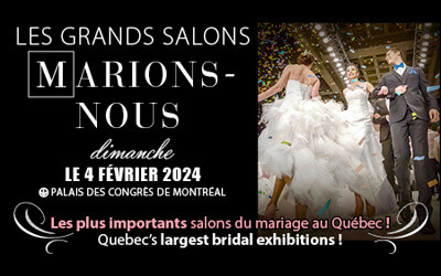 Les Grands Salons Marions-Nous, 4 février, 2024 Palais des congrès MTL, Montréal, QC