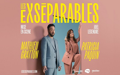 Patricia Paquin et Mathieu Gratton - Les ExSéparables, 26 et 27 septembre, 2024 <b>Theatre St-Denis</b>, Montréal, QC