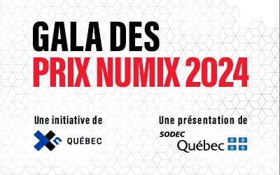 Gala des PRIX NUMIX 2024 - Une initiative de Xn Québec, 29 mai 2024 Le Studio-Cabaret, Espace St-Denis, Montréal, QC